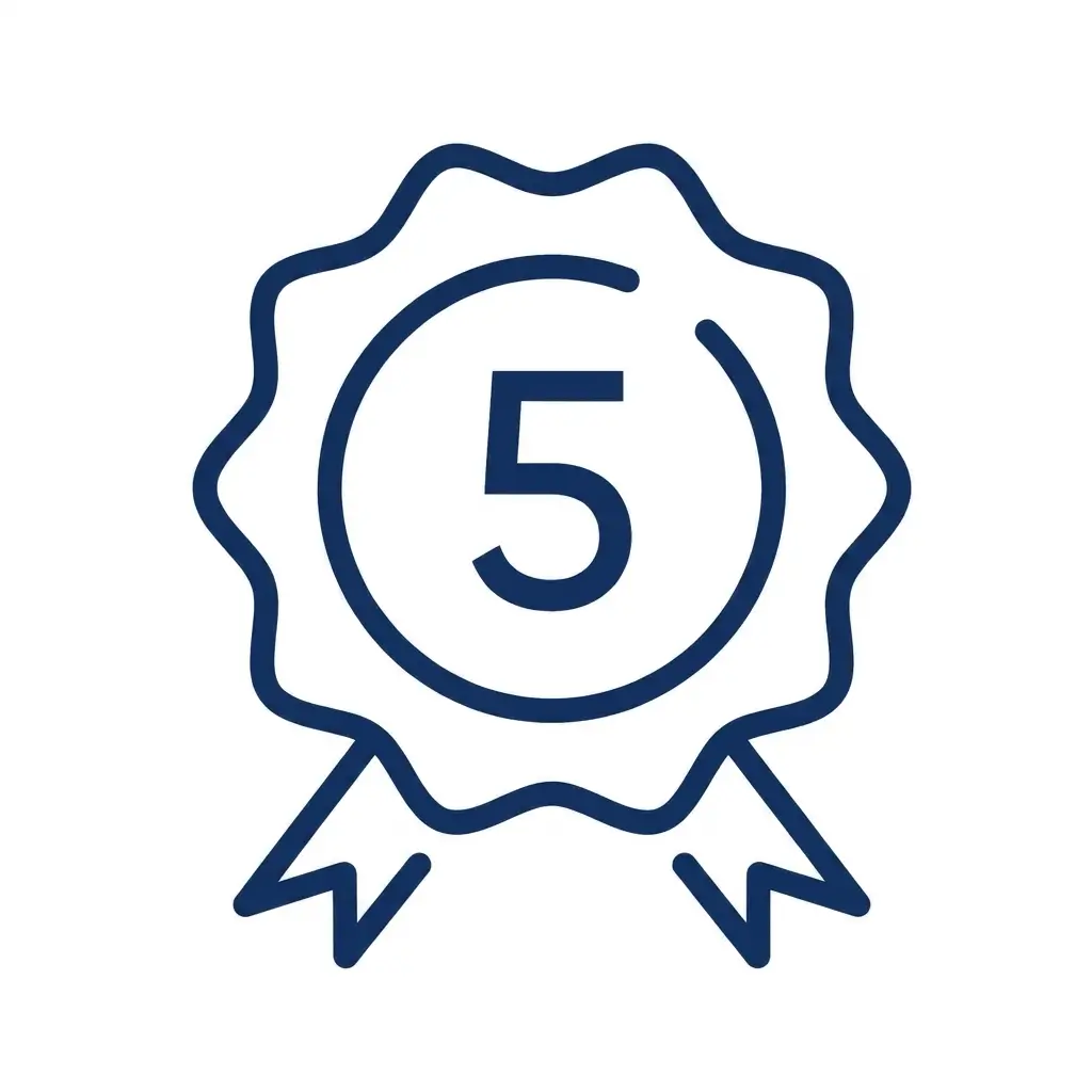5 лет гарантии на изделие